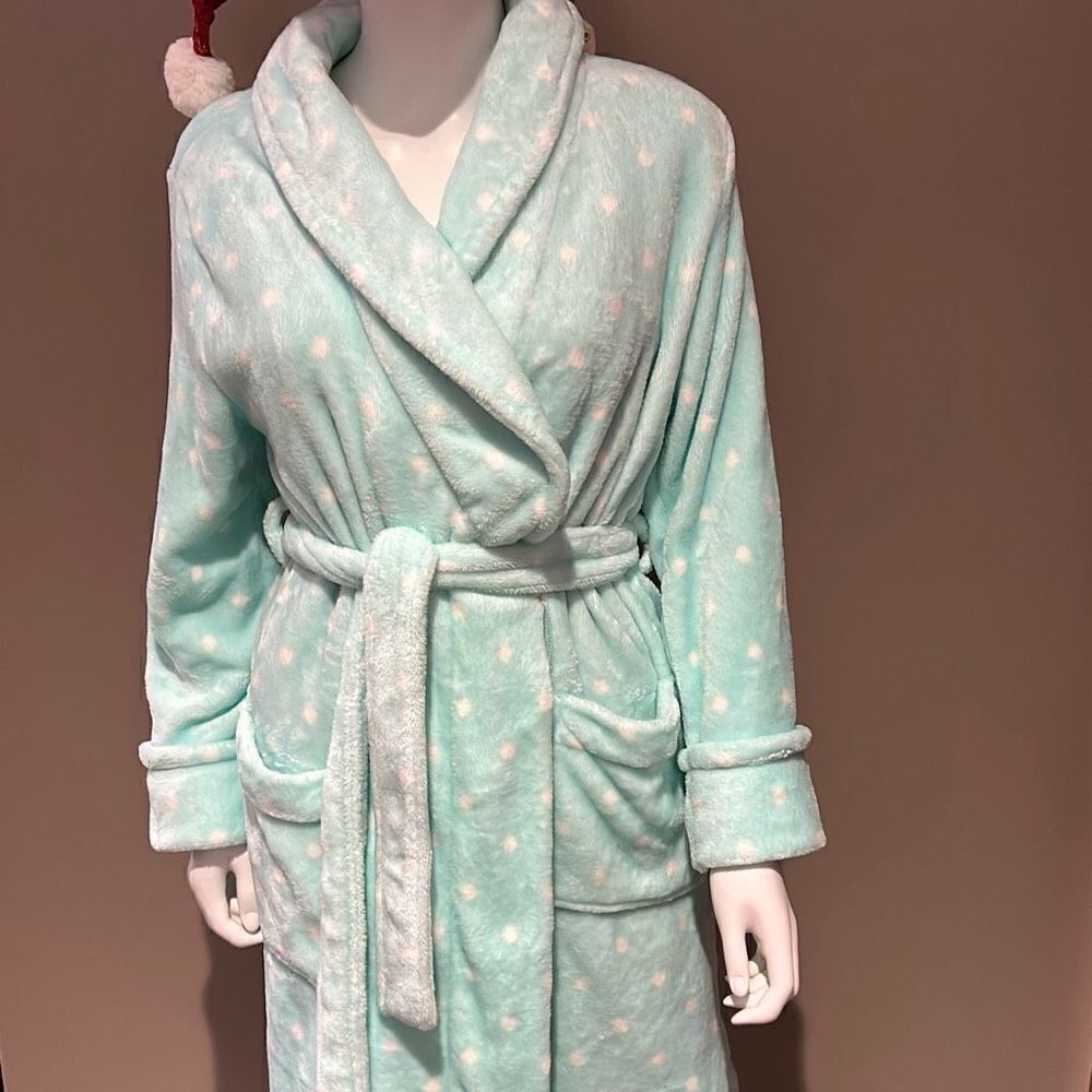 Sonoma Polka Dot Bathrobe Small Woman’s